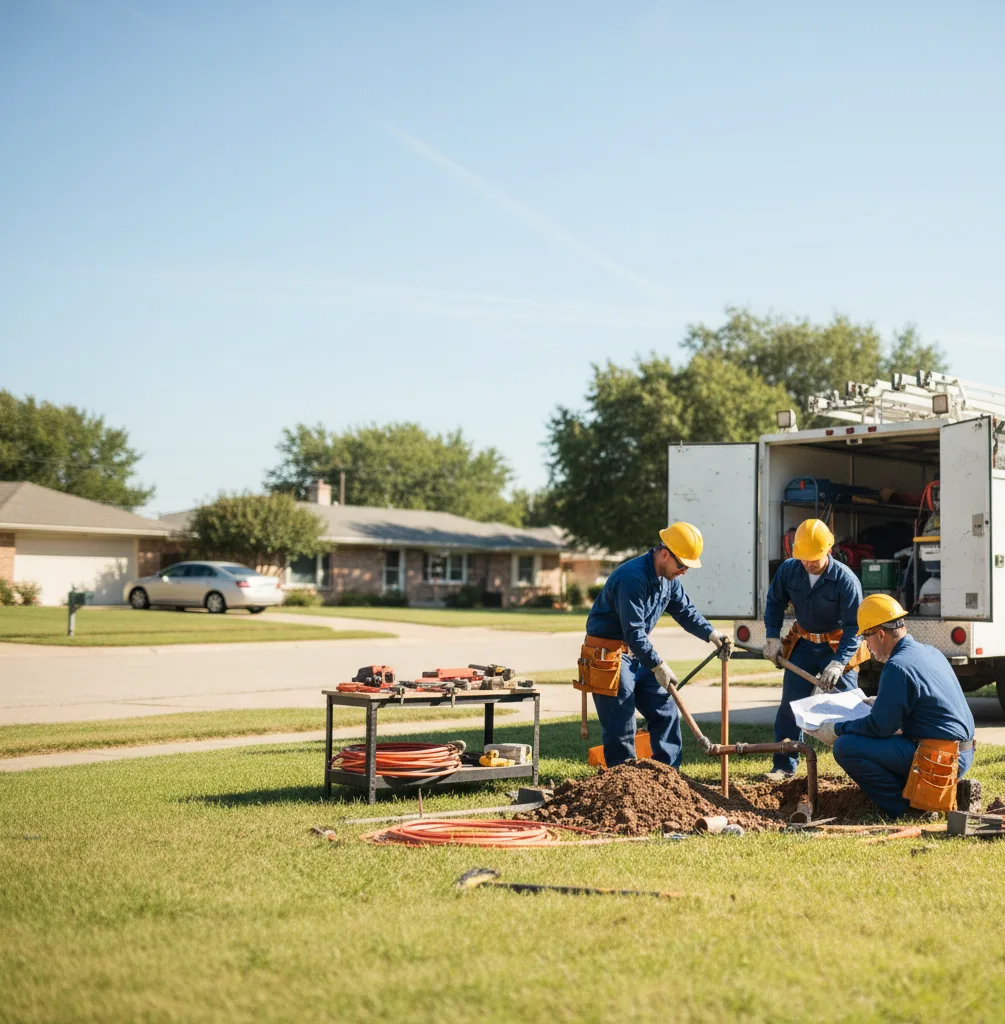 Sewer Line Repair in Farmersville, TX